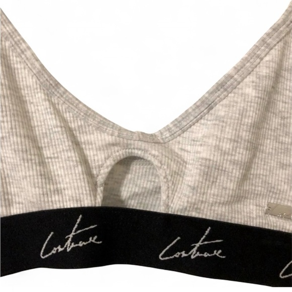 Gray and Black Women's Bralette - Picture 3 of 5